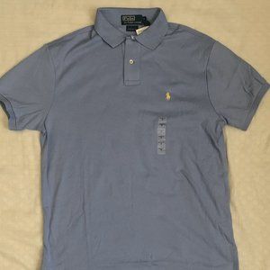 NWT Polo Ralph Lauren Men's Size M High Quality Soft Polo Shirt Blue